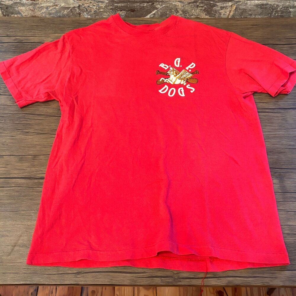 VTG 1988 Bill Graham Presents B.G.P. Dogs All Star Game Red TShirt Single Stitch